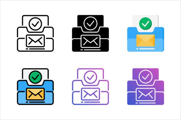 Archive Success Icon Graphics and Icons