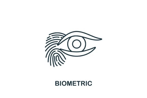 Biometric Icon: Graphics and Icons for Modern Design