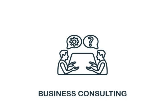 Business Consulting Icon Graphics