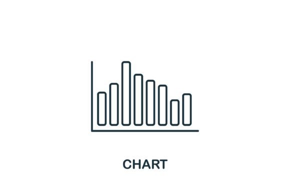 Chart Icon for Graphics and Icons