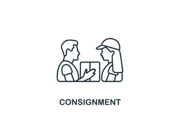 Consignment Icon: Graphics and Icons for Modern Design
