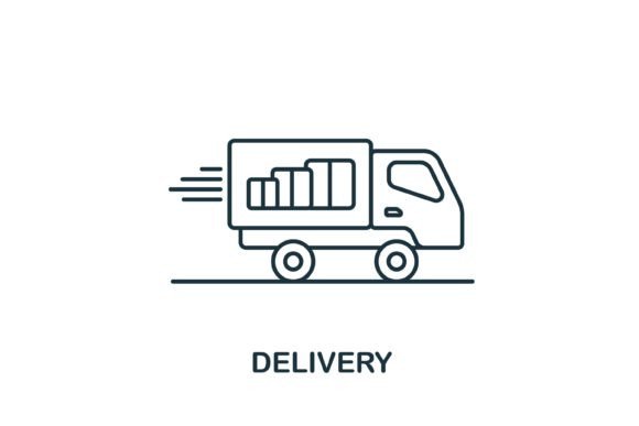 Delivery Icon: Graphics and Icons for Modern Design
