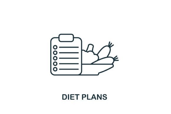 Diet Plans Icon: Graphics and Icons for Real Publishing