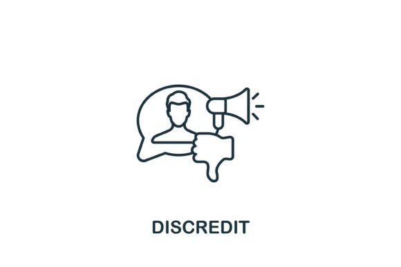 Discredit Icon: Graphics and Icons for Creative Design