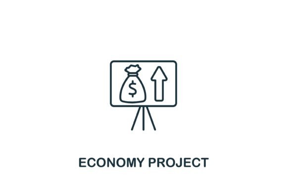 Economy Project Icon: Graphics and Icons for Real Publishing