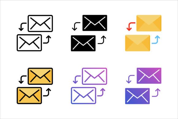 Email Exchange Icon: Graphics and Icons for Marketing