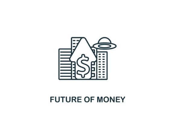 Future of Money Icon: Graphics and Icons for Modern Design