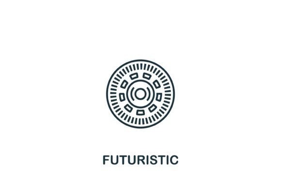 Futuristic Icon Graphics and Icons