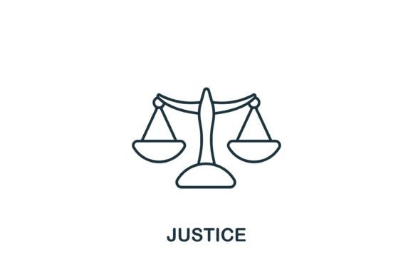 Justice Icon: Graphics and Icons for Real Business
