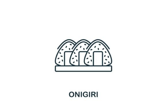 Onigiri Icon: Graphics and Icons for Local Business