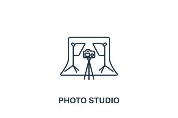 Photo Studio Icon for Graphics and Icons