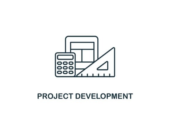 Project Development Icon: Graphics and Icons for Real Projects