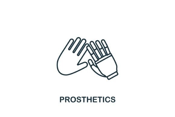 Prosthetics Icon Graphics for Modern Branding