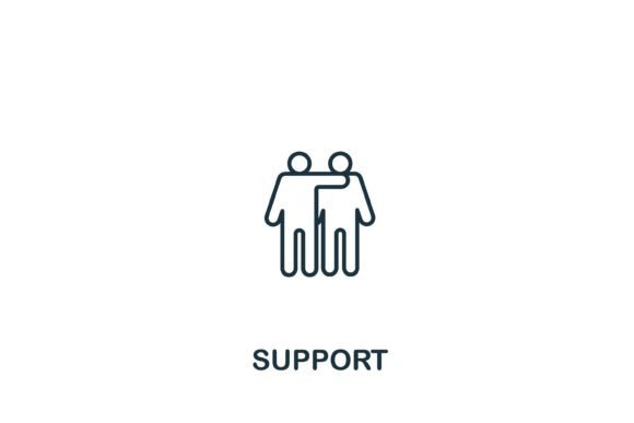 Support Icon: Graphics and Icons for Modern Design