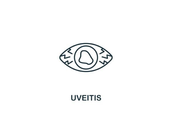 Uveitis Icon: Graphics and Icons for Design Projects