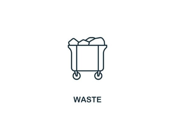 Waste Icon: Graphics and Icons for Creative Design